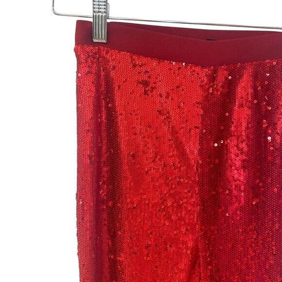 NBD  sequin leggings red XXS - Picture 5 of 5